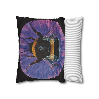 Neon Bee Square Pillowcase