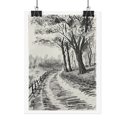 Landstraße Fine Art Print