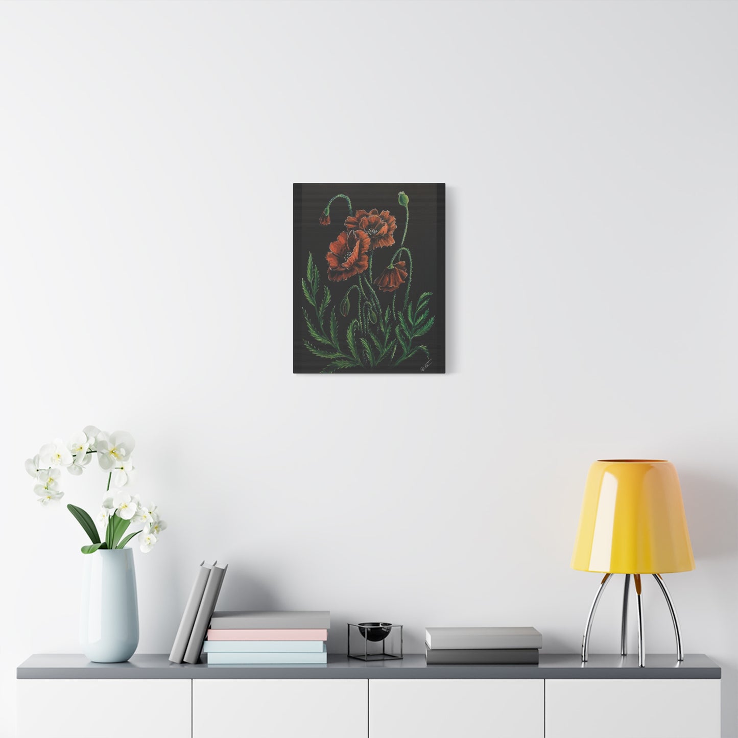 Poppy Bloom Canvas Print