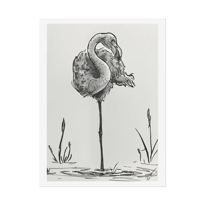 Flamingo Ink Fine Art Print