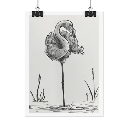 Flamingo Ink Fine Art Print