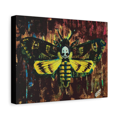 Death Head Moth Canvas Print