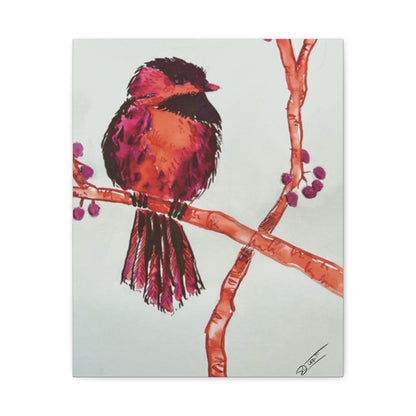 Tropical Finch Canvas Print