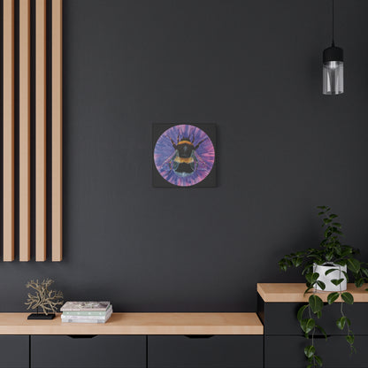 Neon Bee Canvas Print