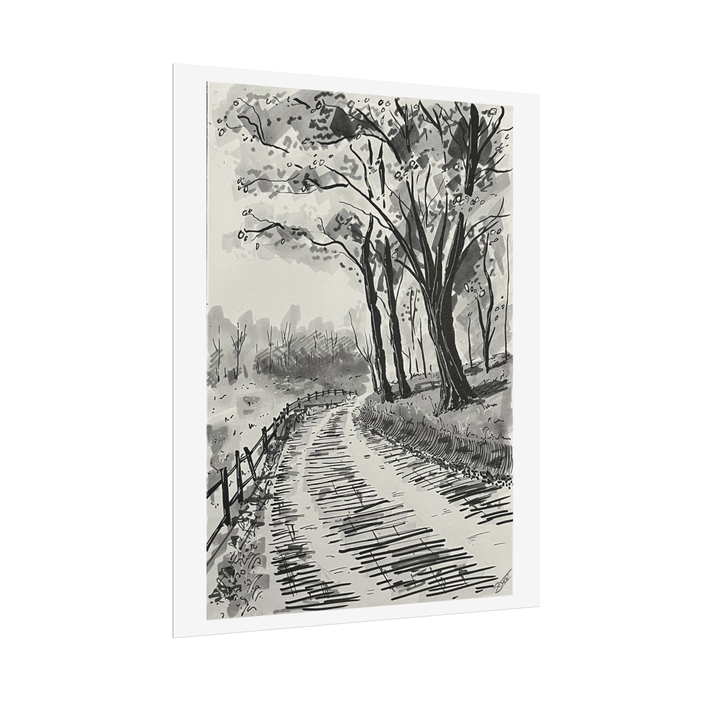 Landstraße Fine Art Print