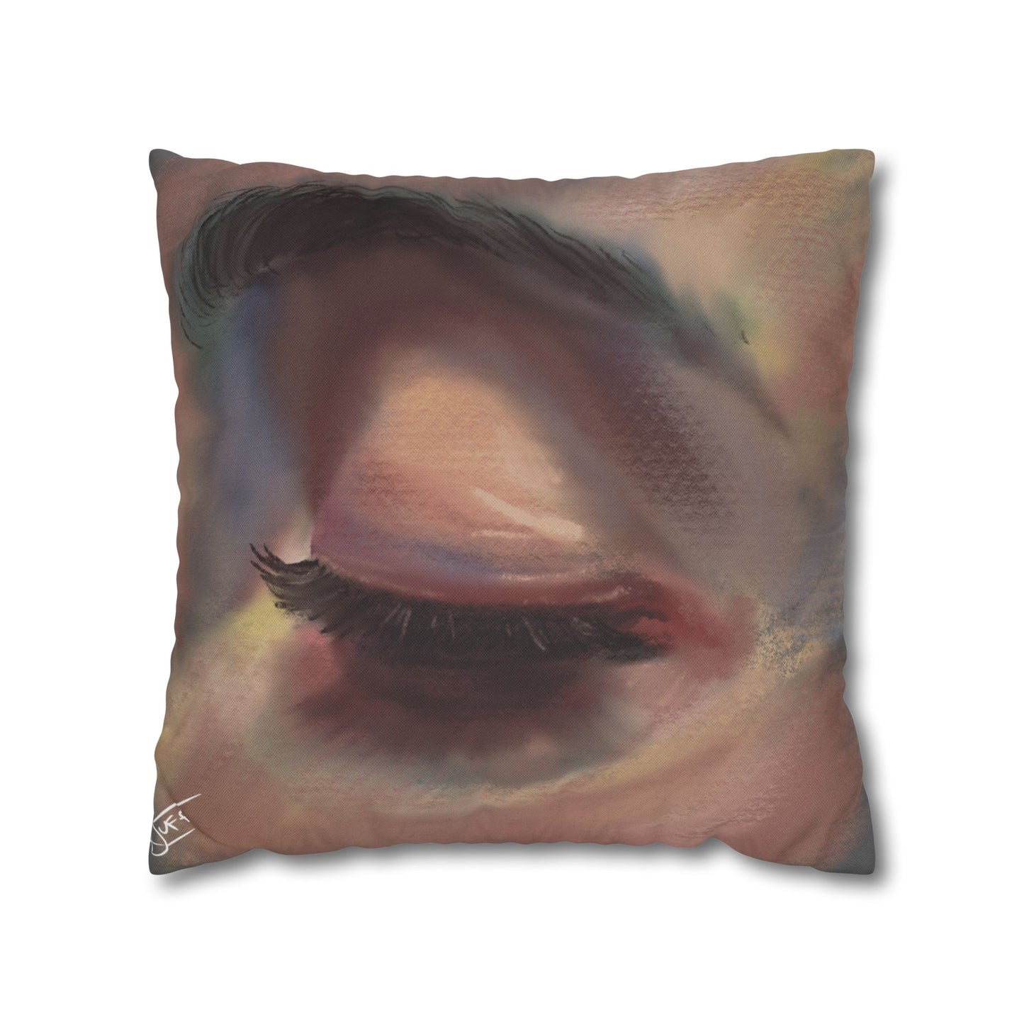 Pastel Eye Square Pillowcase