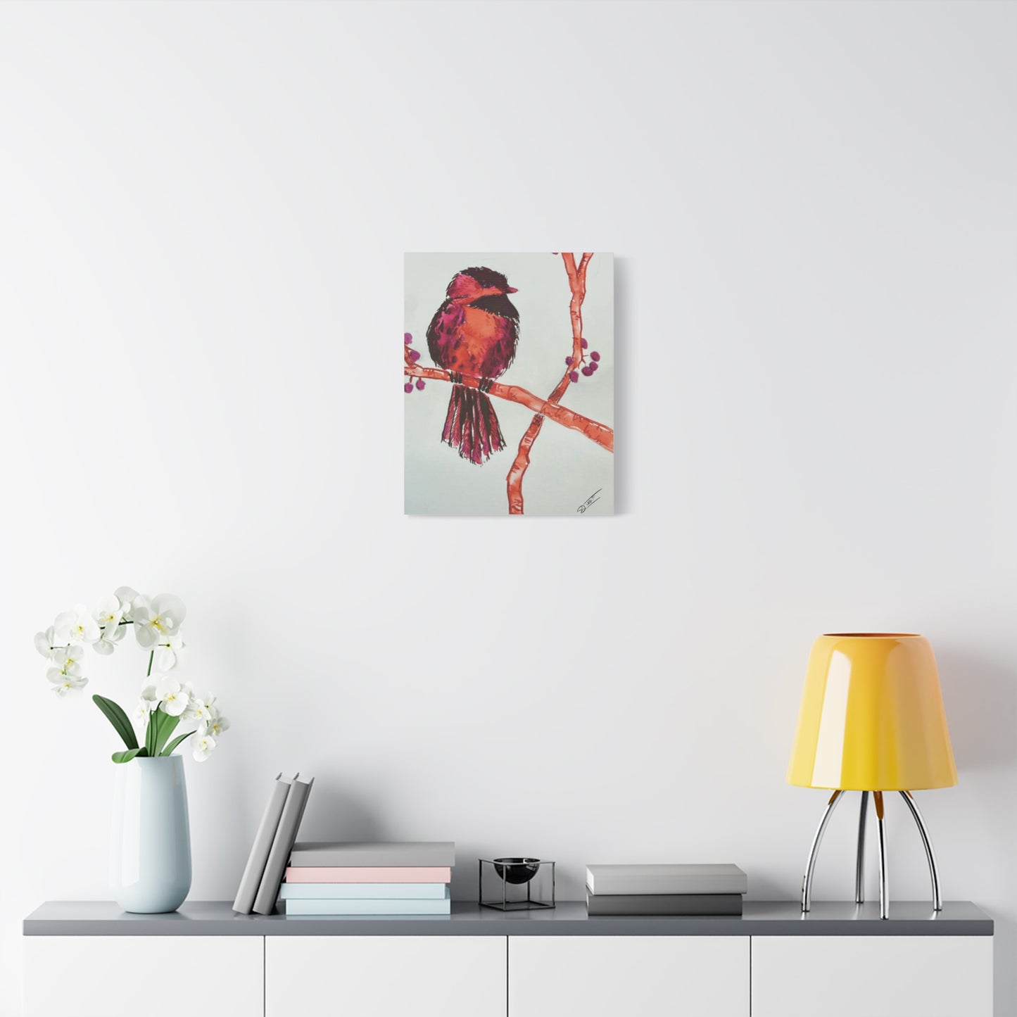 Tropical Finch Canvas Print