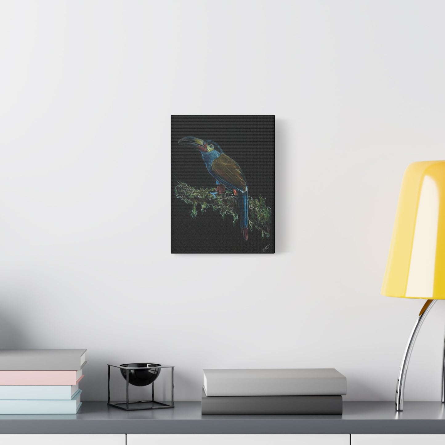 Toucan Blue Canvas Print