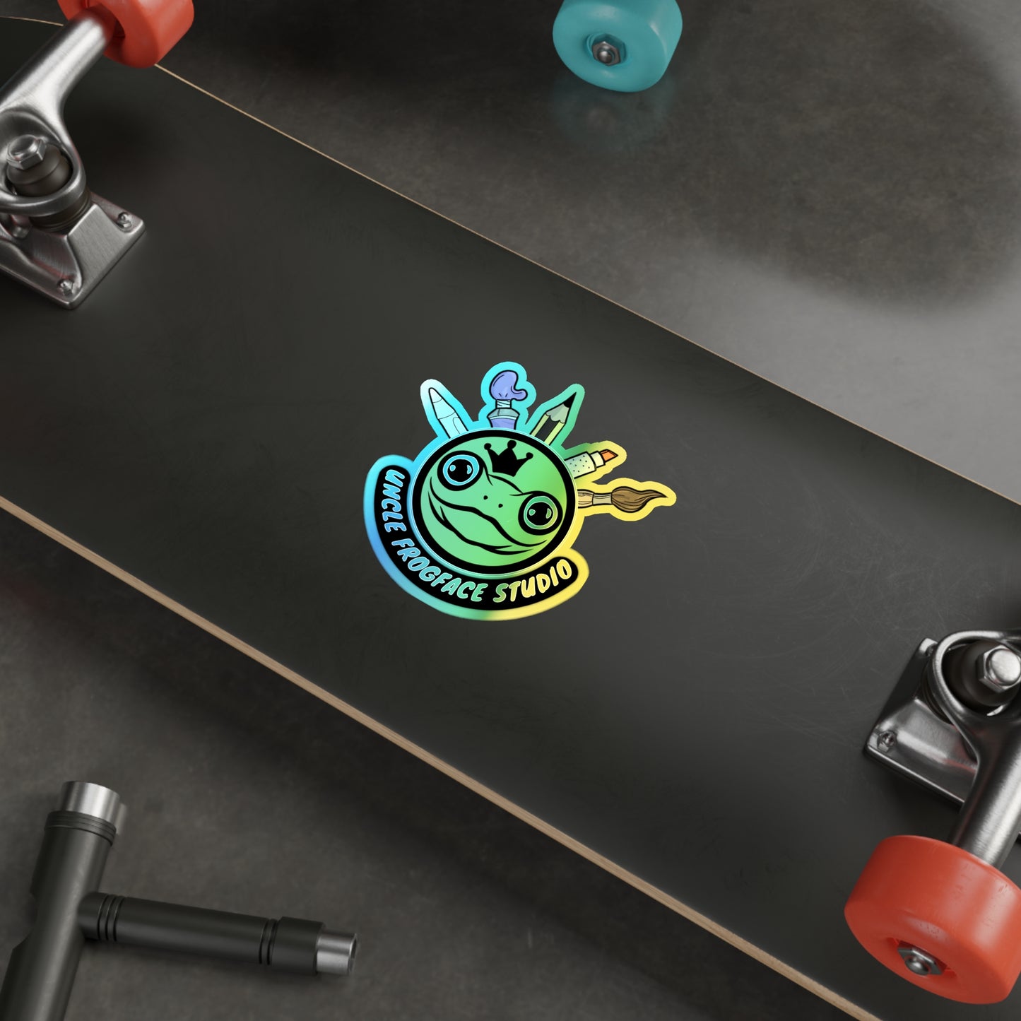 Uncle Frogface Studio Holographic Stickers