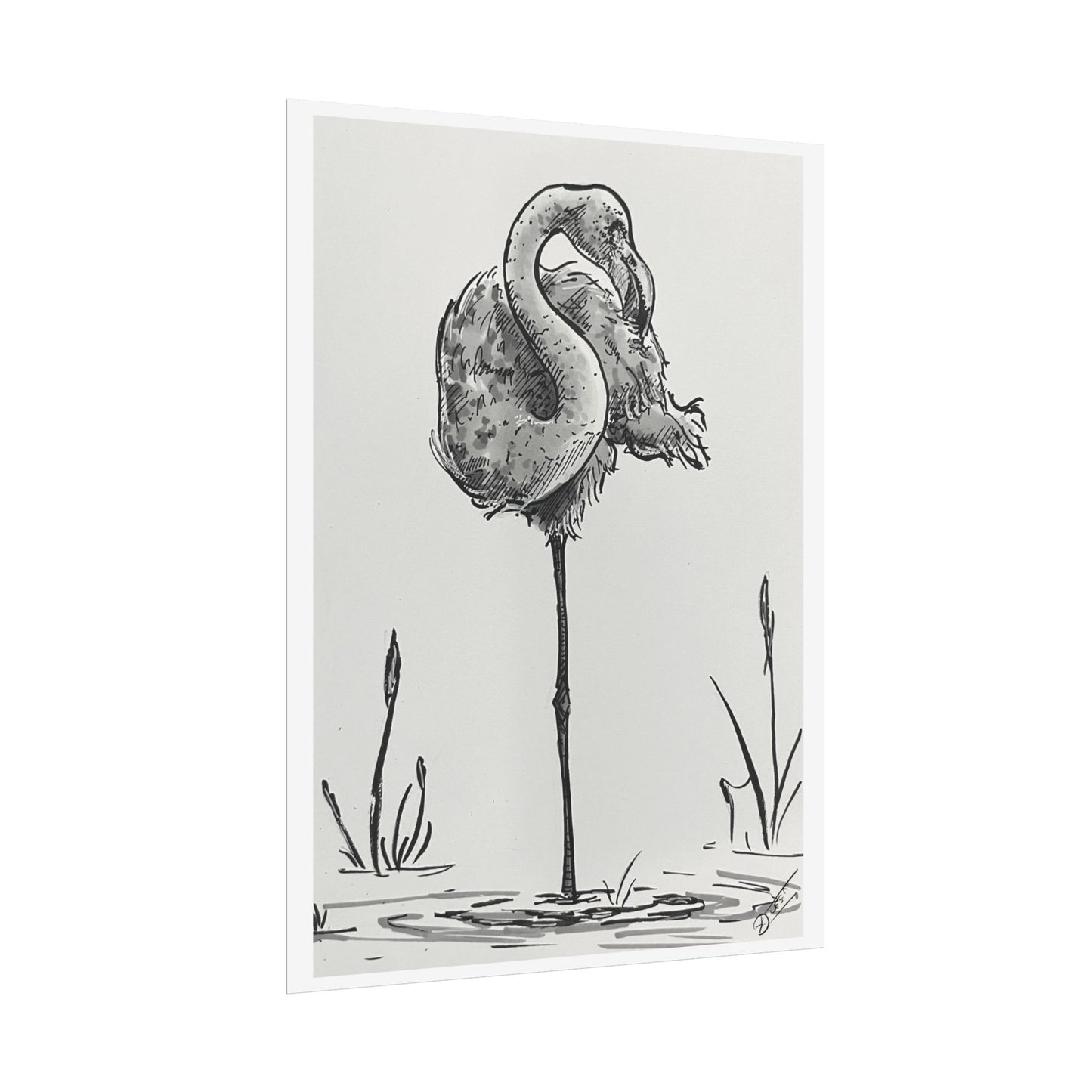 Flamingo Ink Fine Art Print