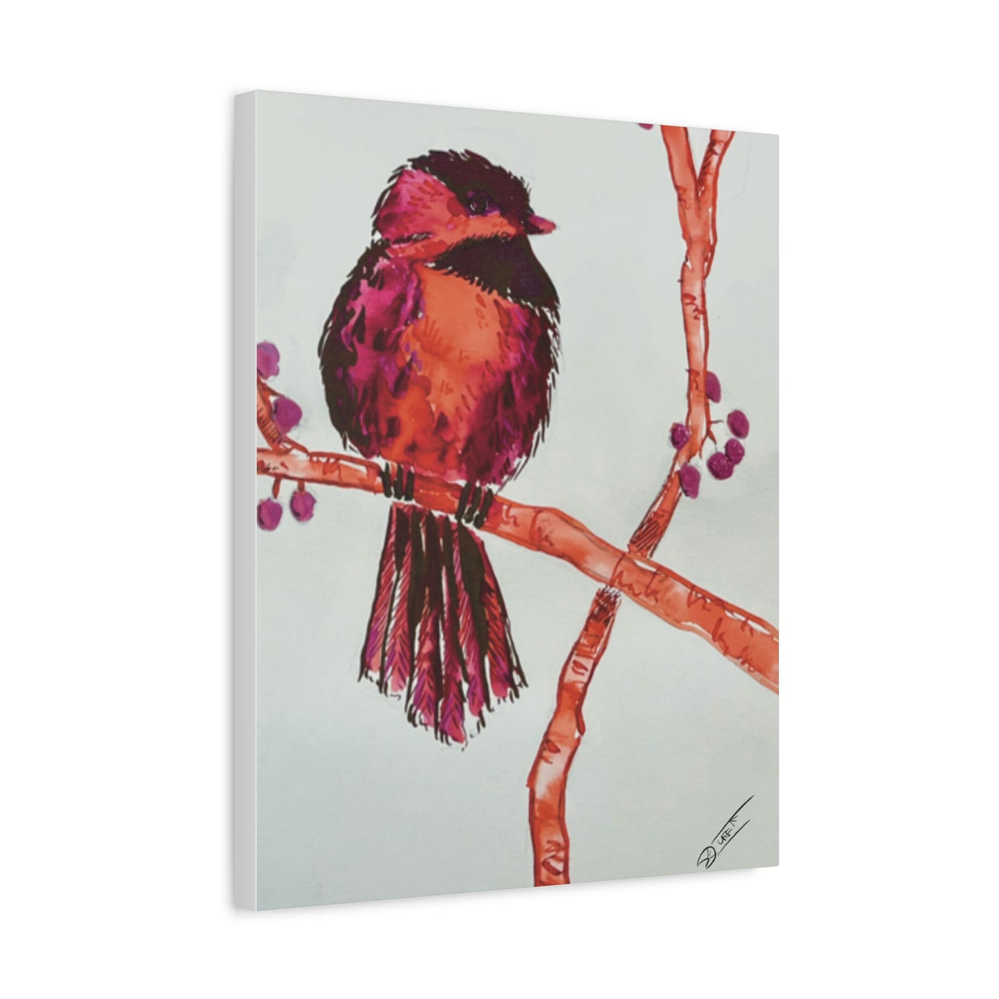 Tropical Finch Canvas Print