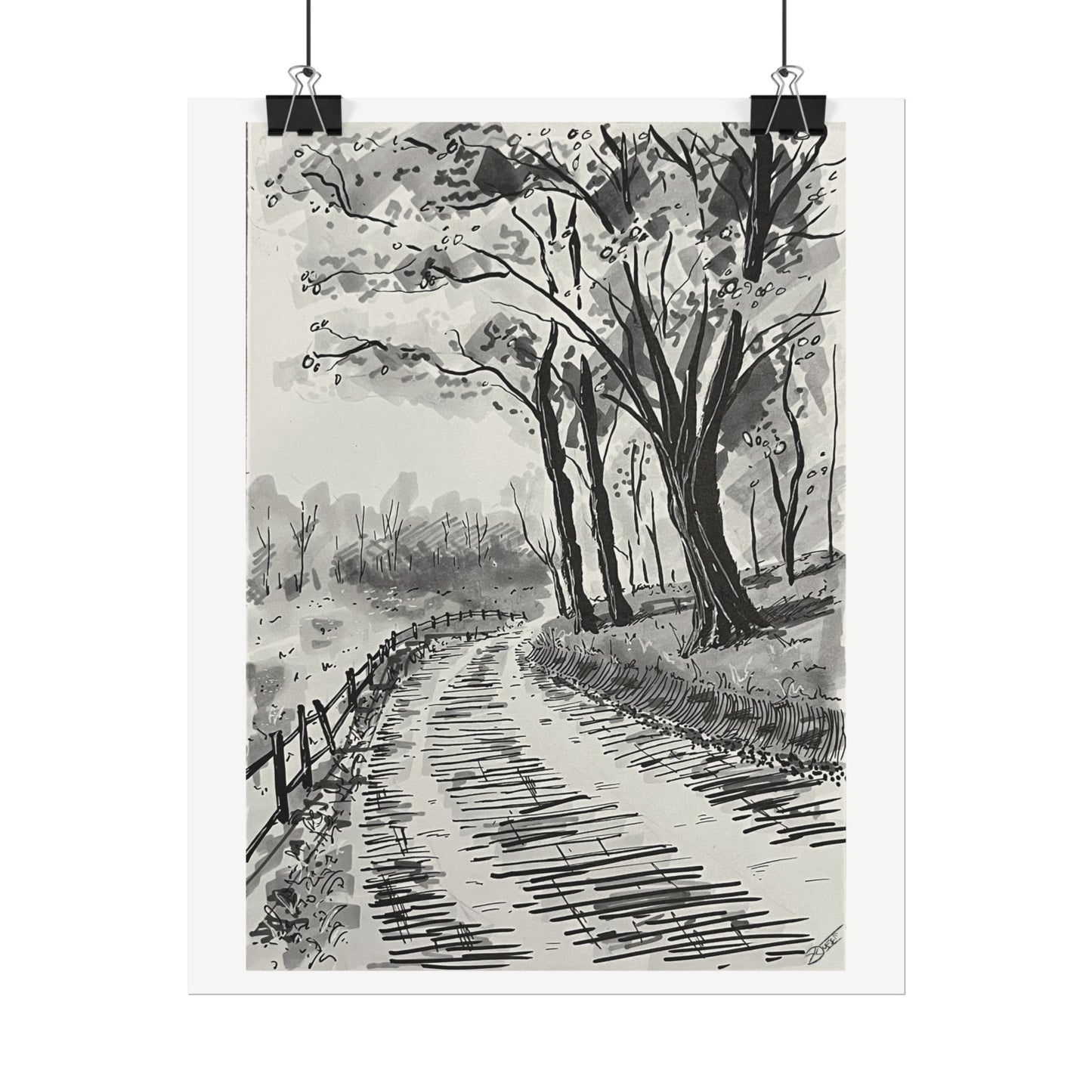 Landstraße Fine Art Print