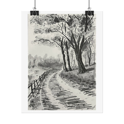 Landstraße Fine Art Print