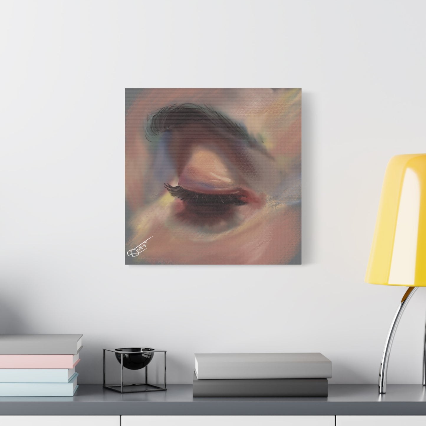 Pastel Eye Canvas Print