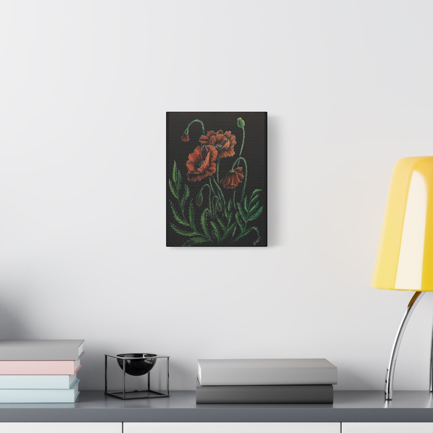 Poppy Bloom Canvas Print