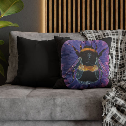 Neon Bee Square Pillowcase