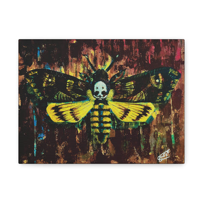 Death Head Moth Canvas Print