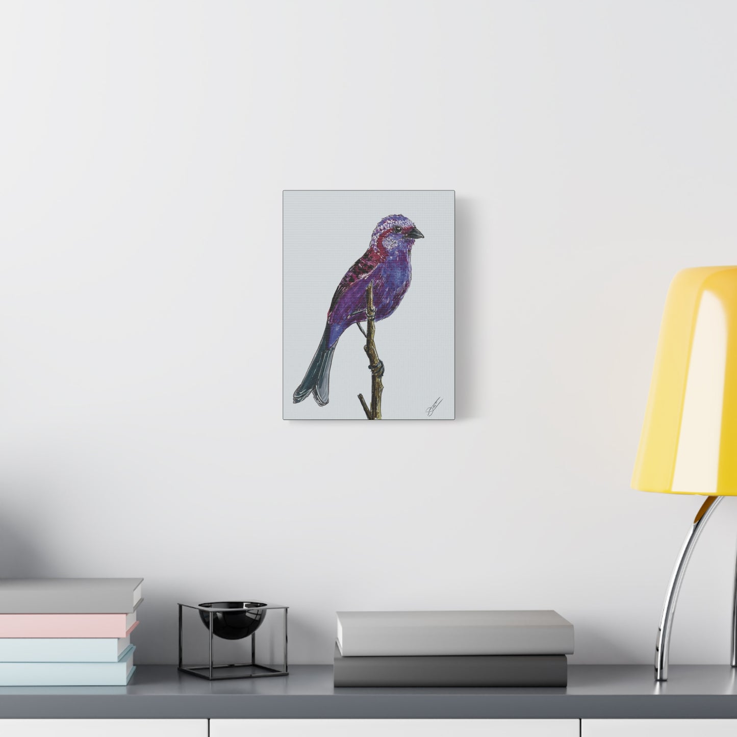 Purple Finch Canvas Print