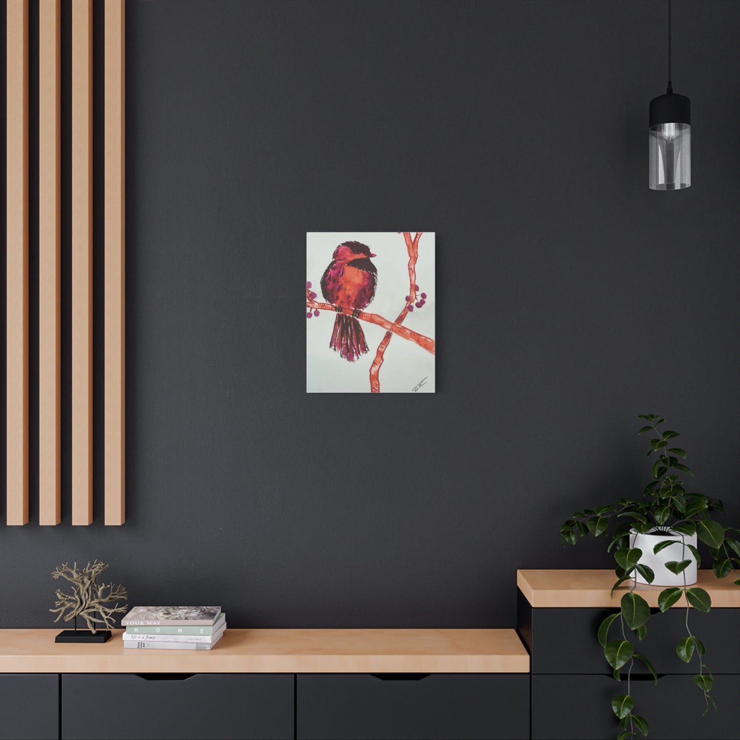 Tropical Finch Canvas Print