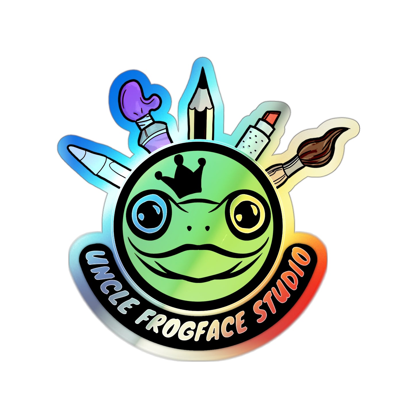 Uncle Frogface Studio Holographic Stickers