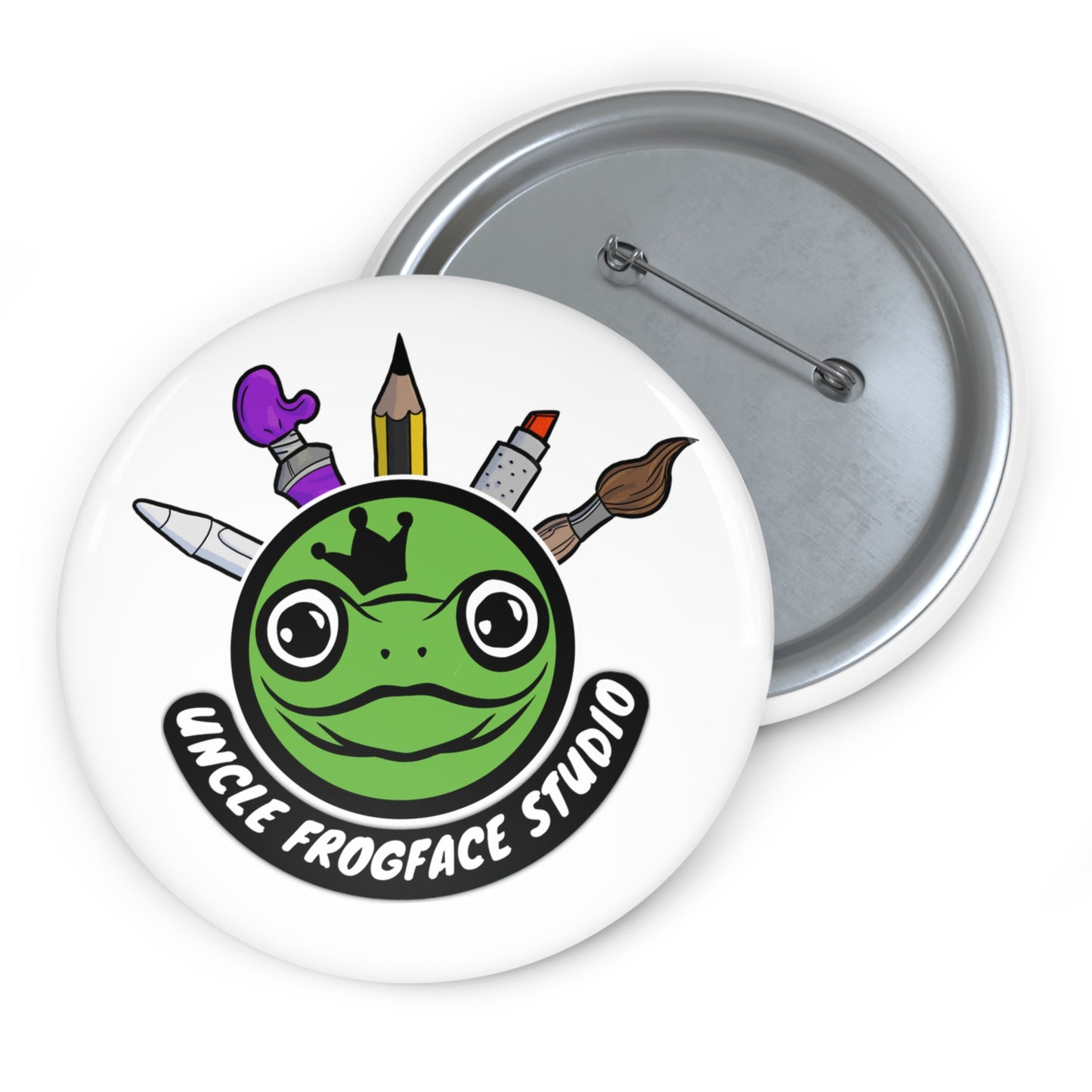 Uncle Frogface Studio Pin Buttons