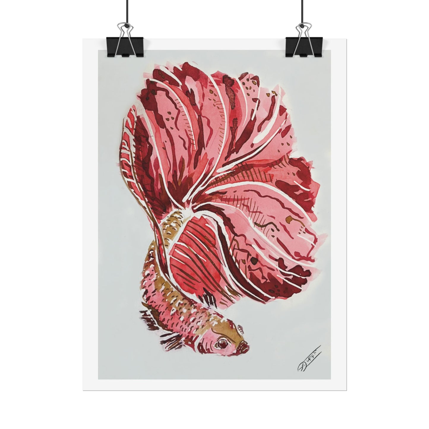 Ink Fish Fine Art Print