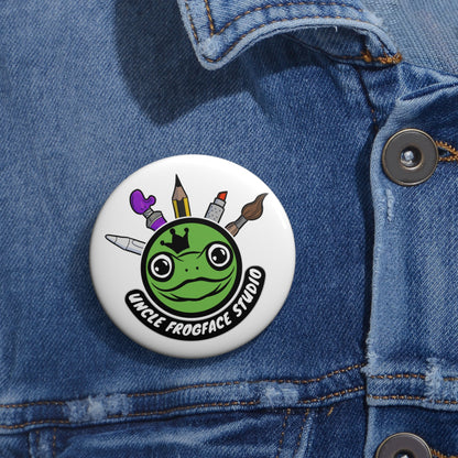 Uncle Frogface Studio Pin Buttons