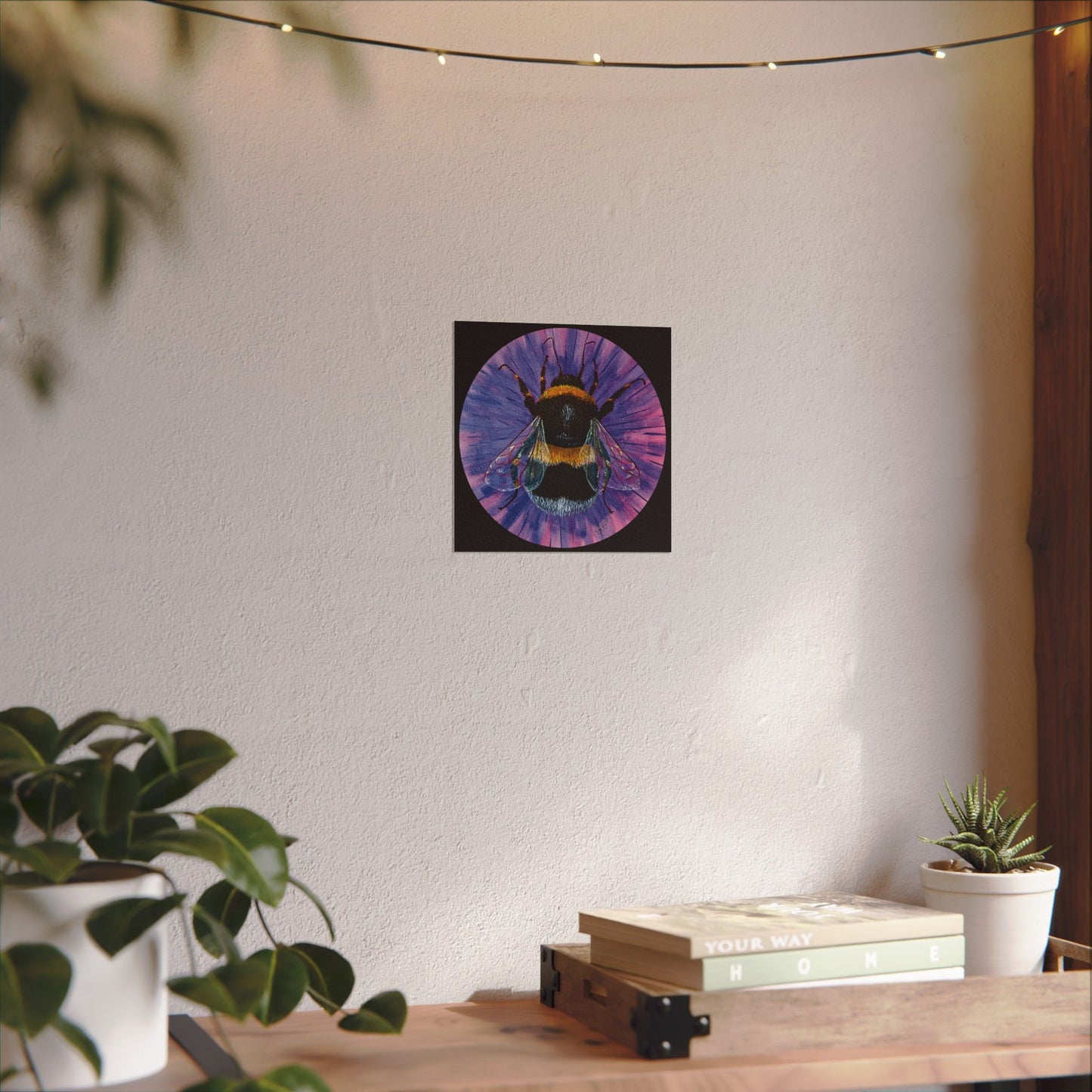 Neon Bee Fine Art Print