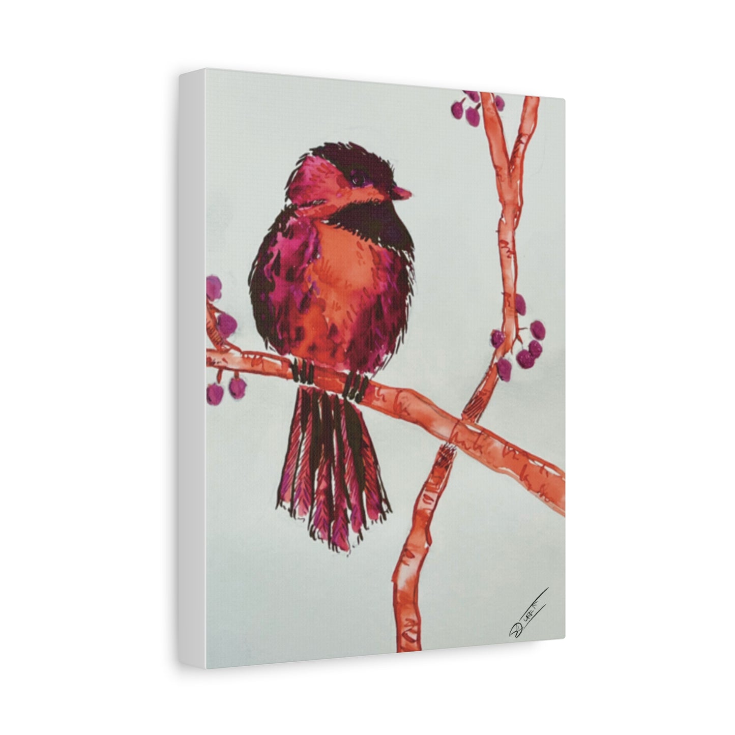 Tropical Finch Canvas Print