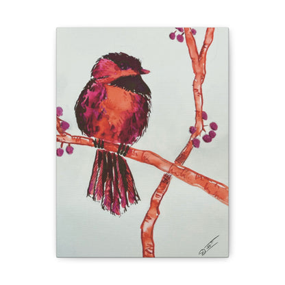 Tropical Finch Canvas Print