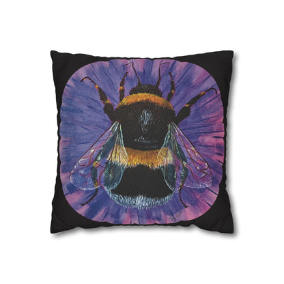 Neon Bee Square Pillowcase