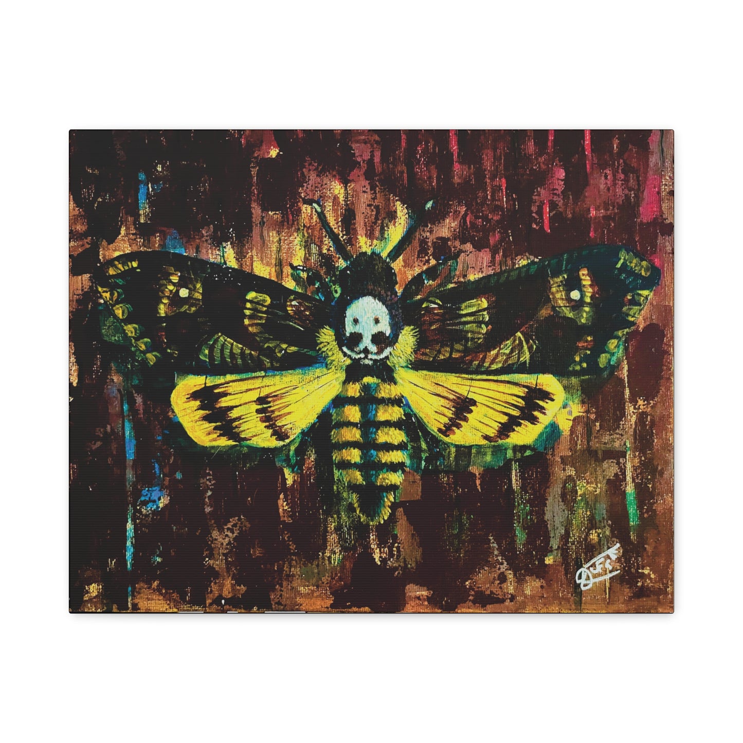 Death Head Moth Canvas Print