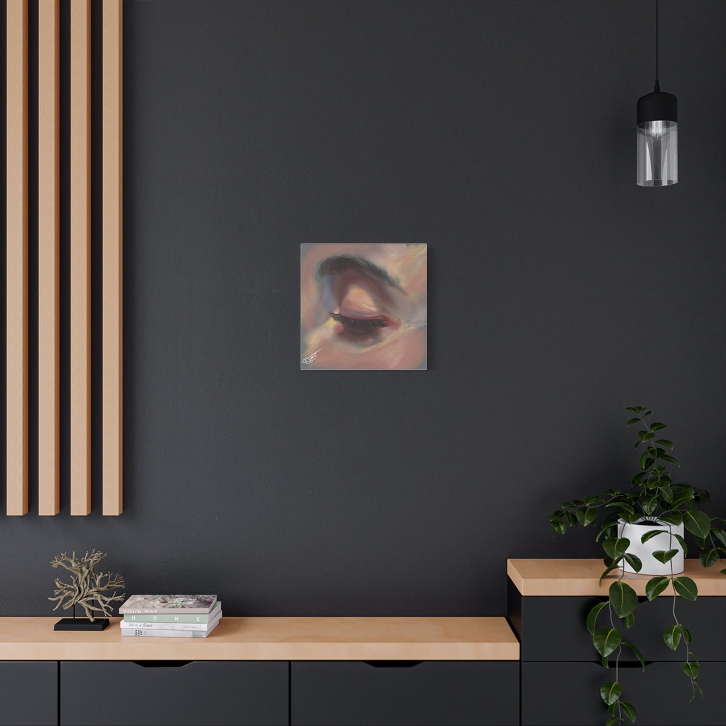 Pastel Eye Canvas Print