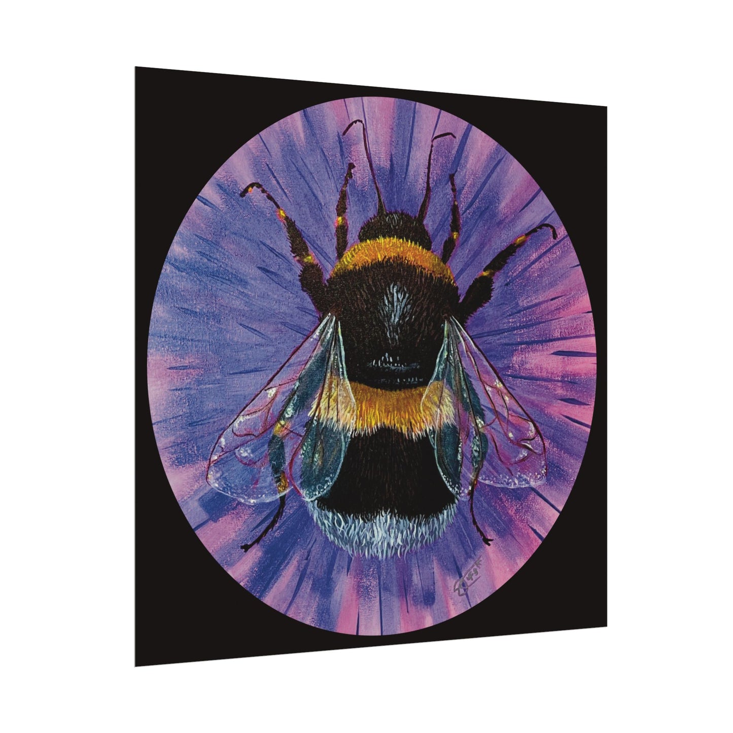 Neon Bee Fine Art Print