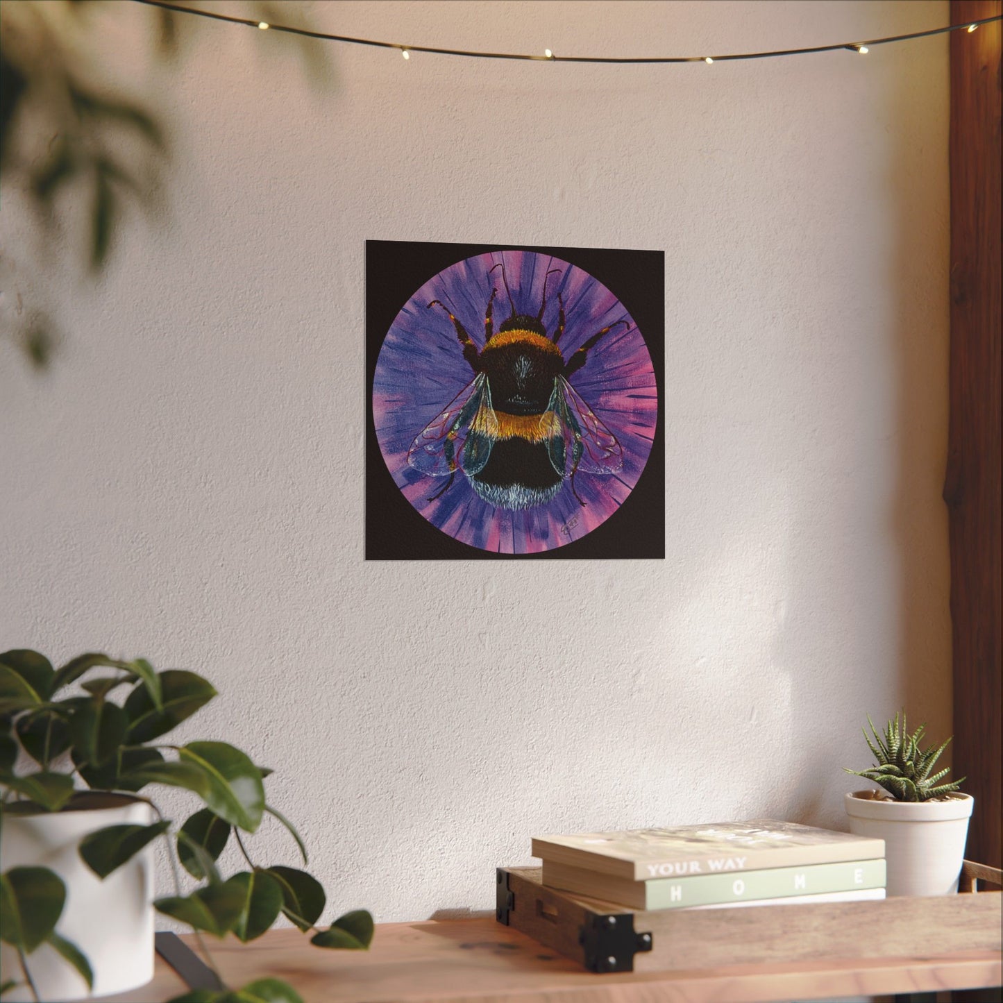 Neon Bee Fine Art Print