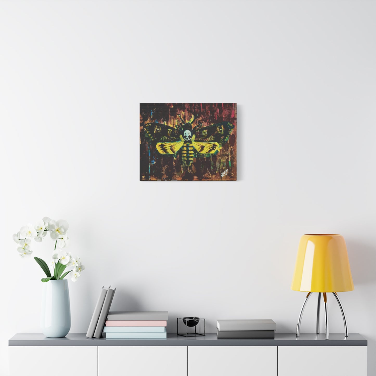 Death Head Moth Canvas Print