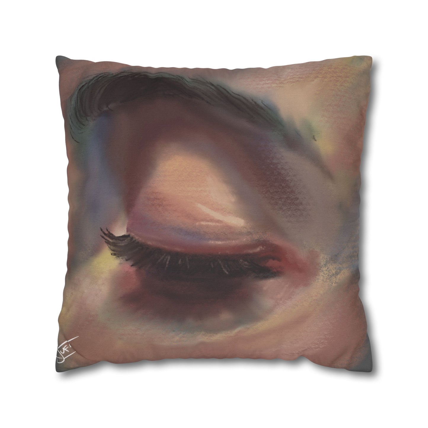 Pastel Eye Square Pillowcase