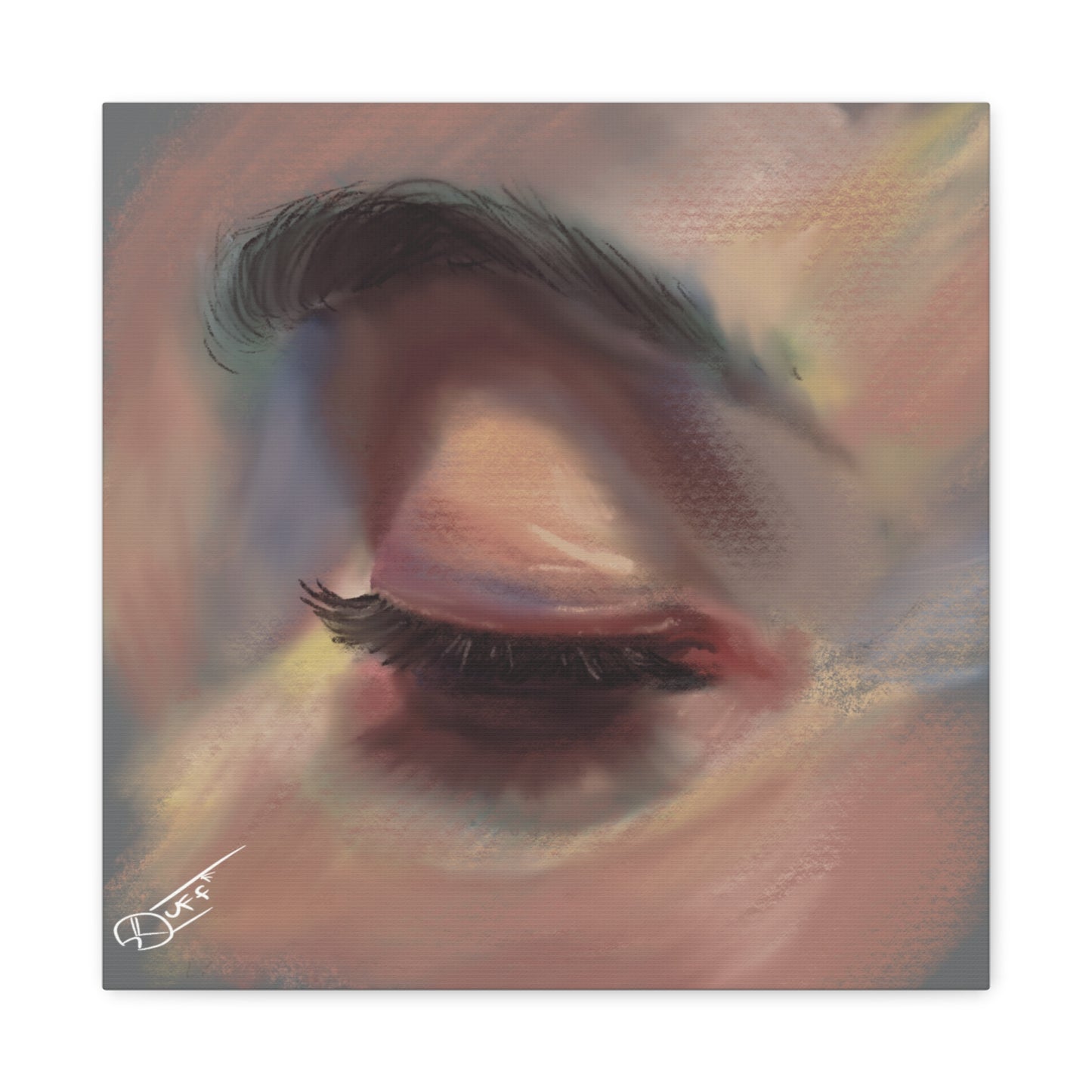 Pastel Eye Canvas Print