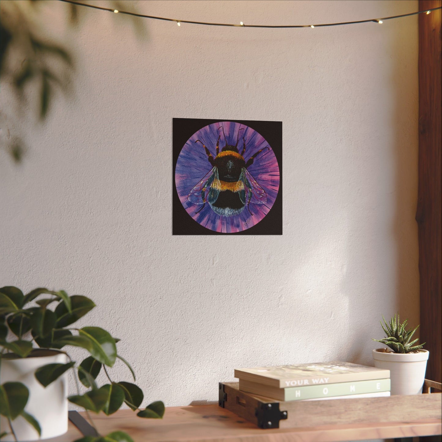 Neon Bee Fine Art Print