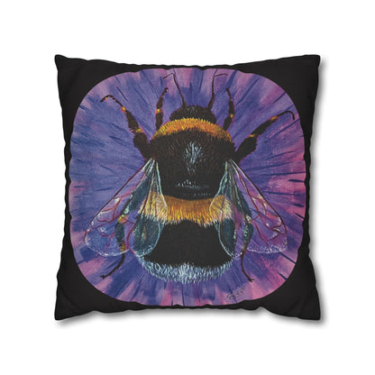 Neon Bee Square Pillowcase