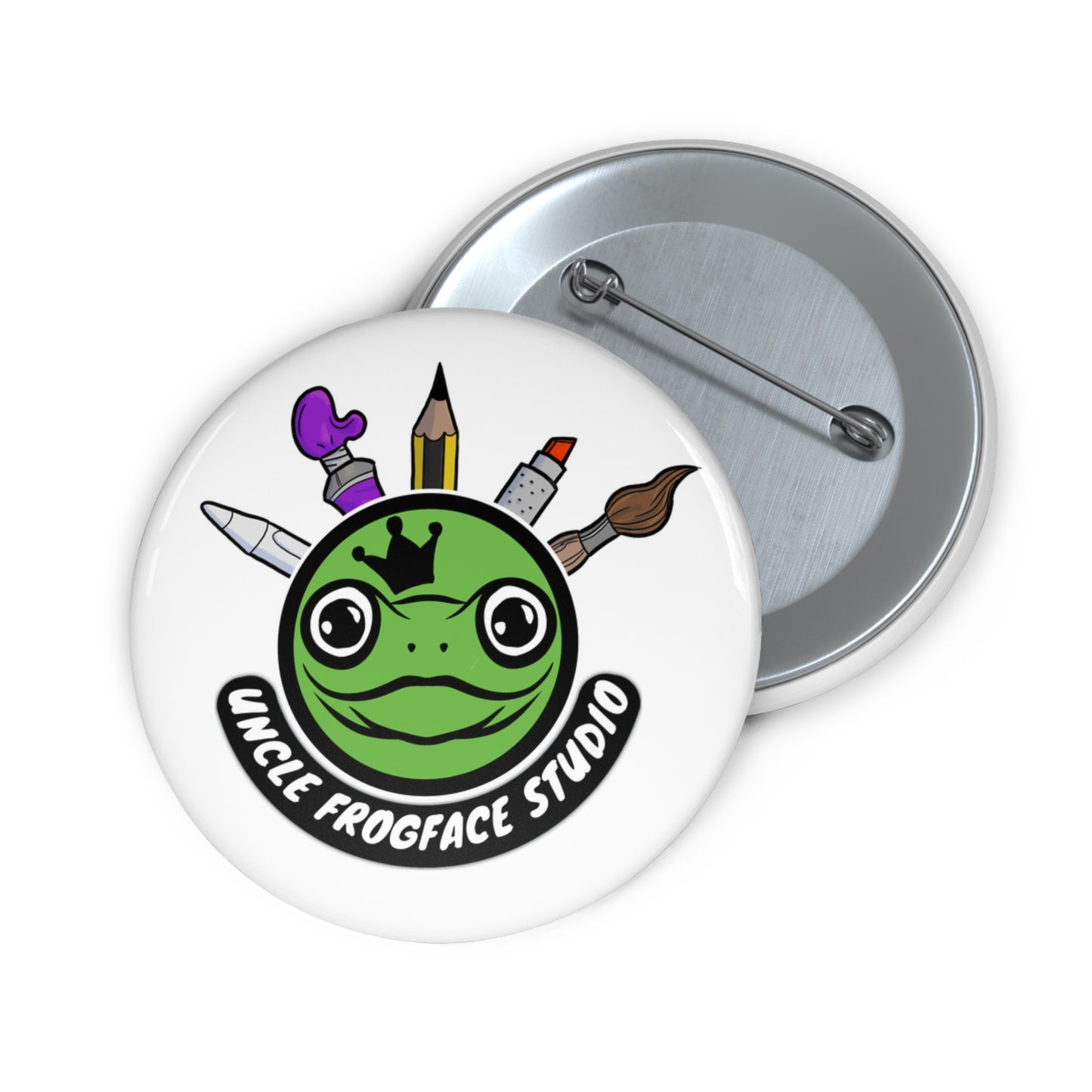 Uncle Frogface Studio Pin Buttons