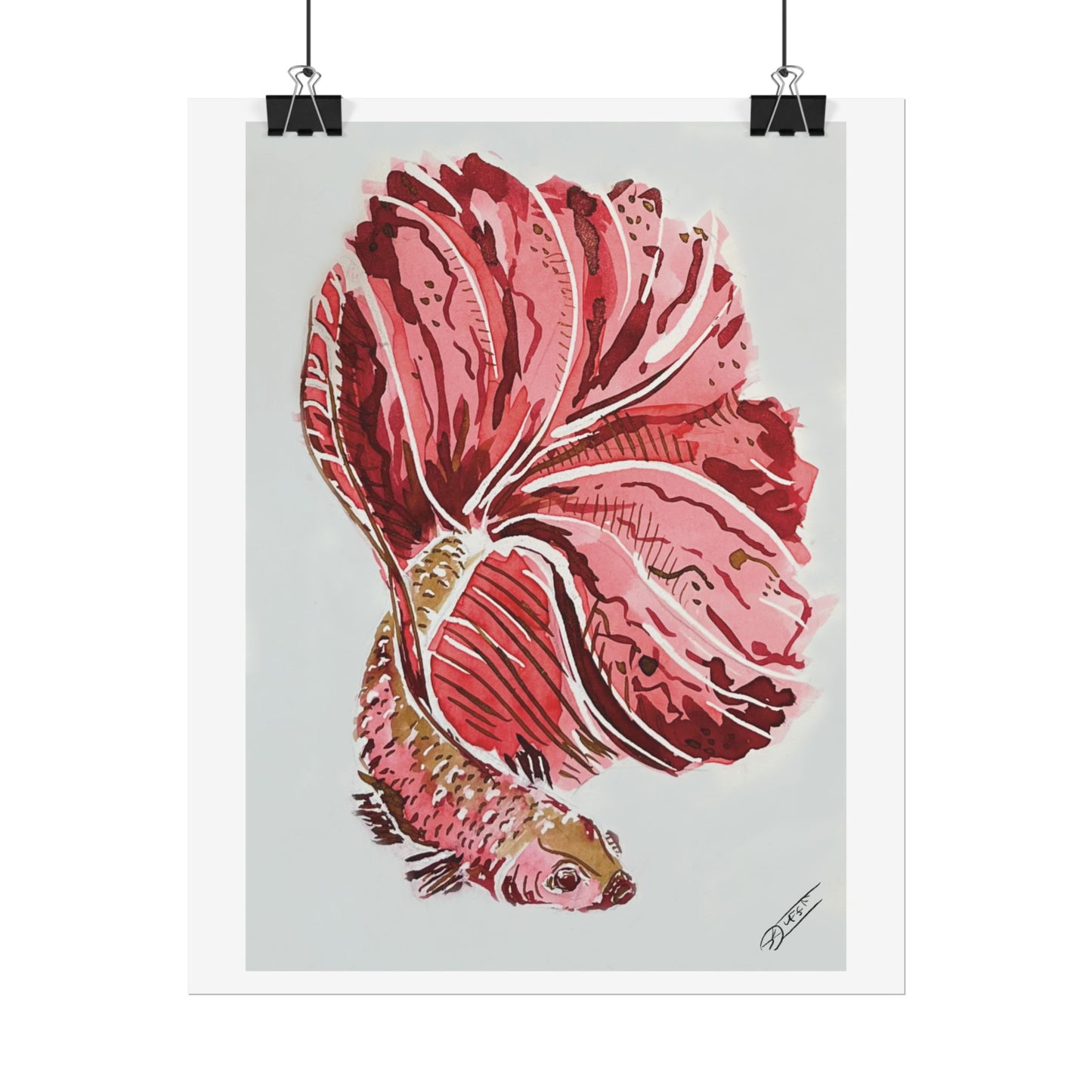 Ink Fish Fine Art Print