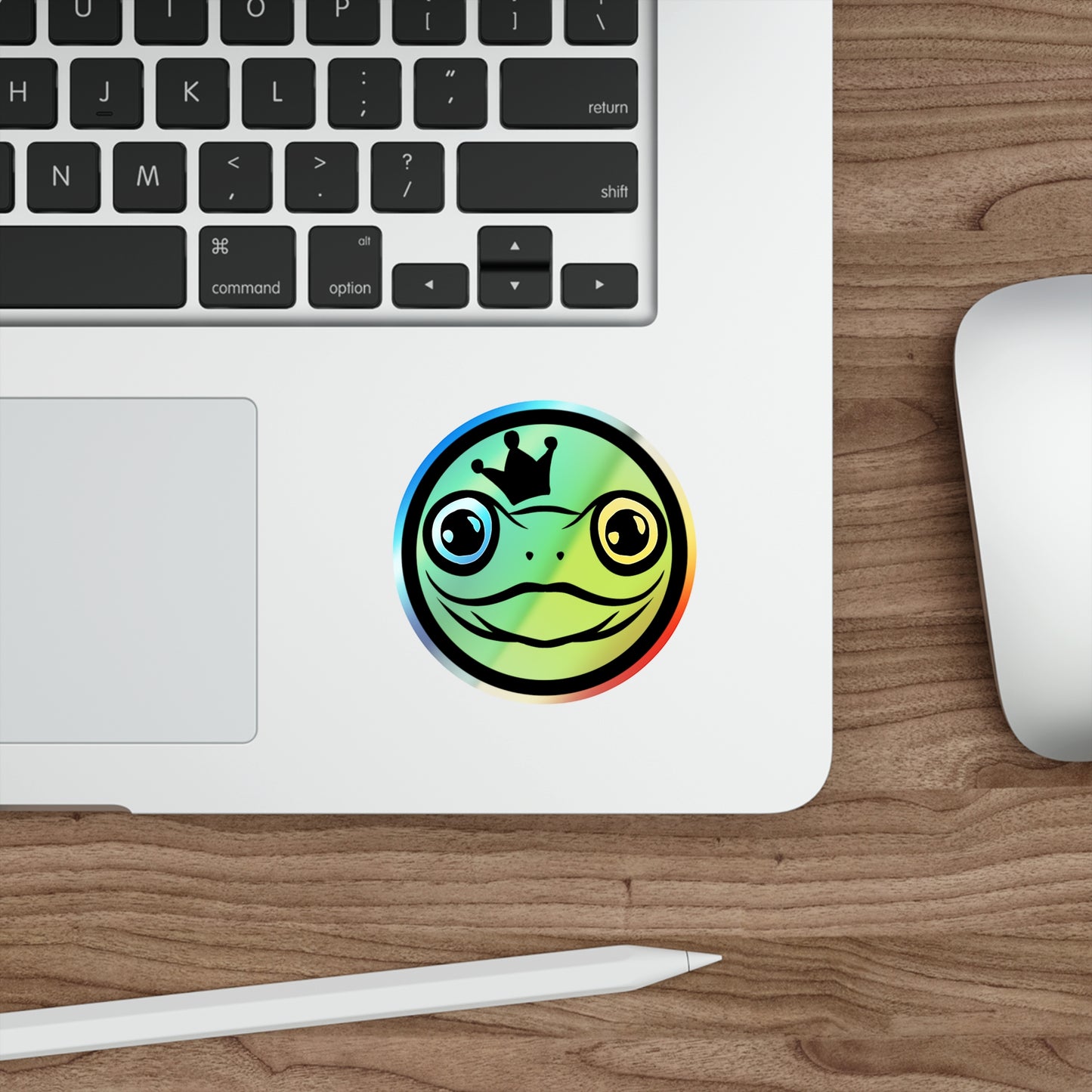 Uncle Frogface Holographic Stickers